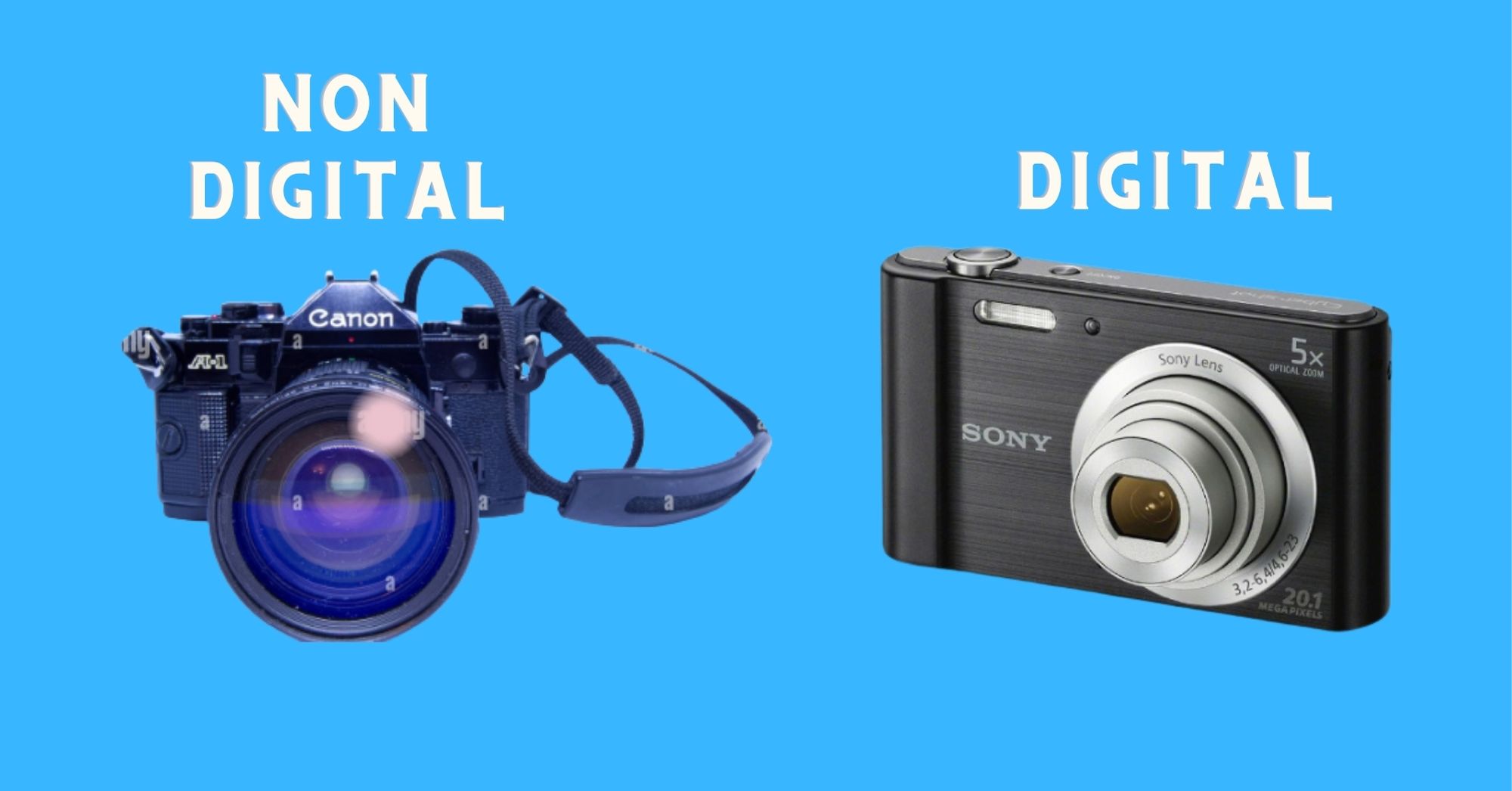 Digital vs nondigital camera